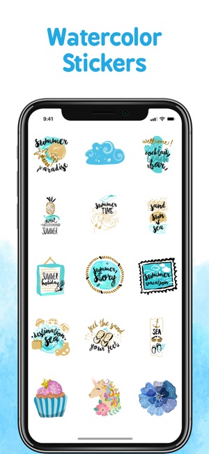 Paint Watercolor Stickers Pack(圖2)-速報App