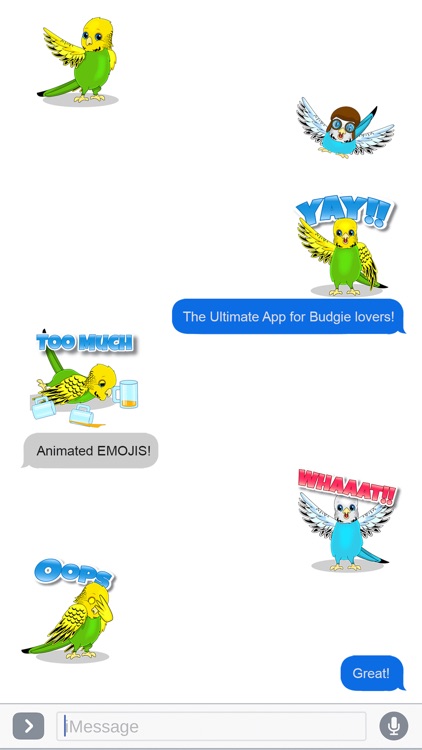 BudgieMoji - Parakeet Emojis screenshot-3
