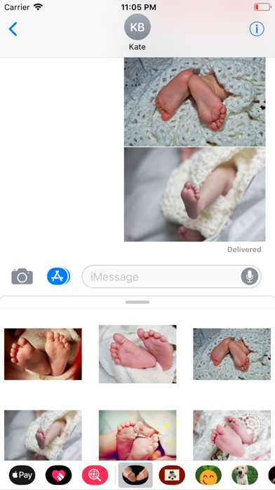 Baby Feet Sticker Pack screenshot 4