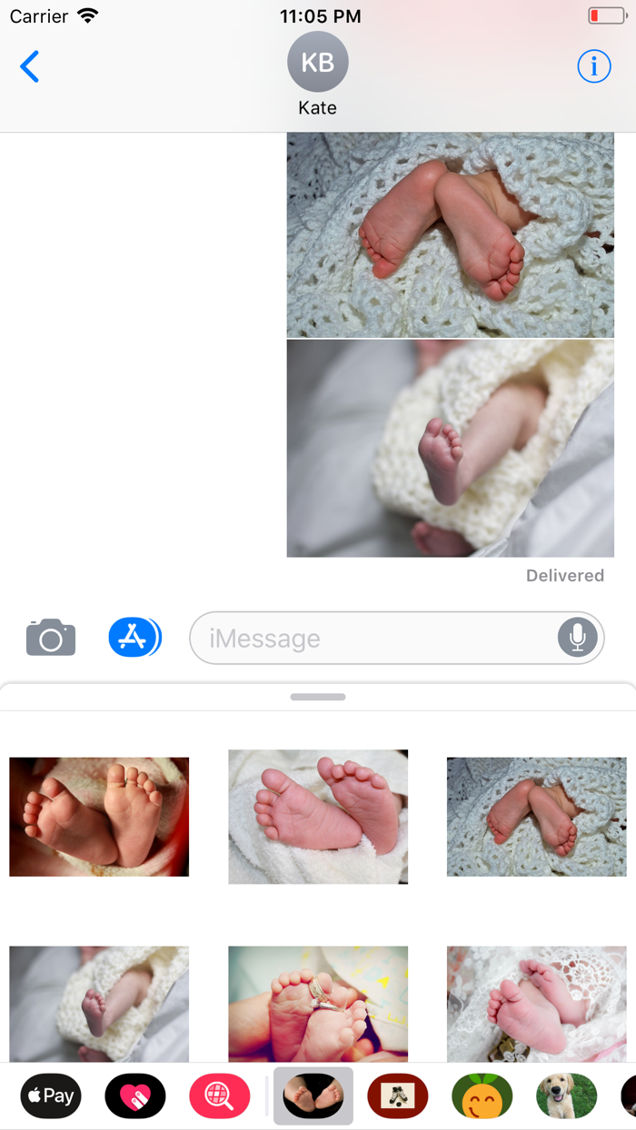 Baby Feet Sticker Pack