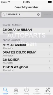 autoparts for nissan iphone screenshot 1