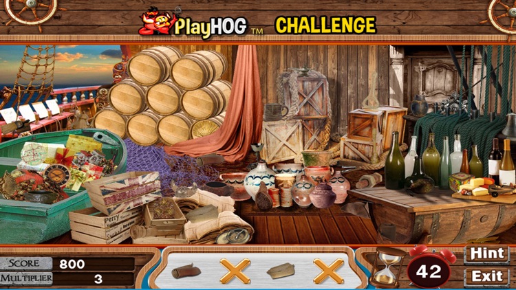 Pirate Ship Hidden Object Game