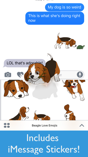 Beagle Love Emojis(圖3)-速報App