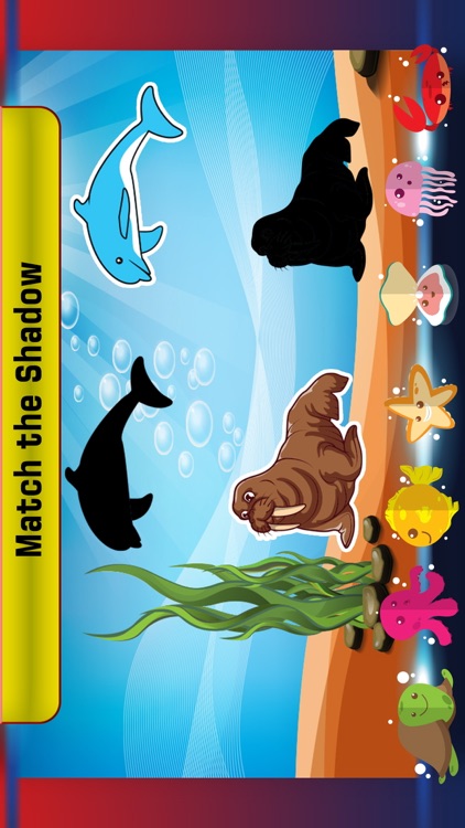 Preschool learning sea fish