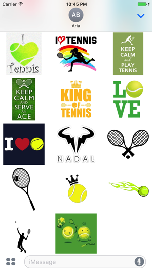 I Love Tennis Sticker(圖3)-速報App