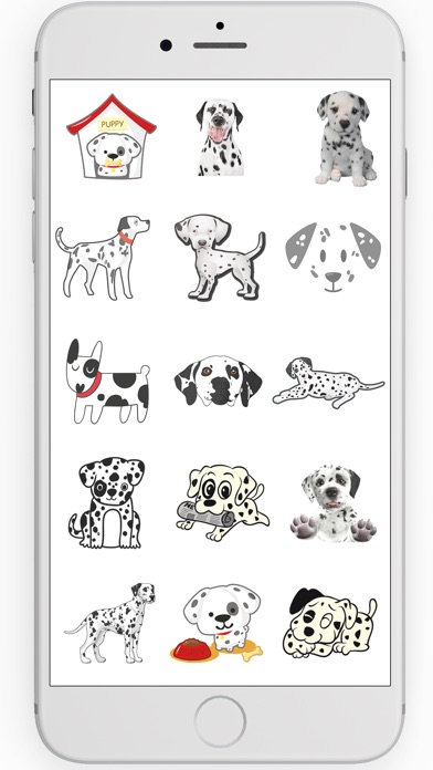 Dalmatian sticker dogs and puppies screenshot 3