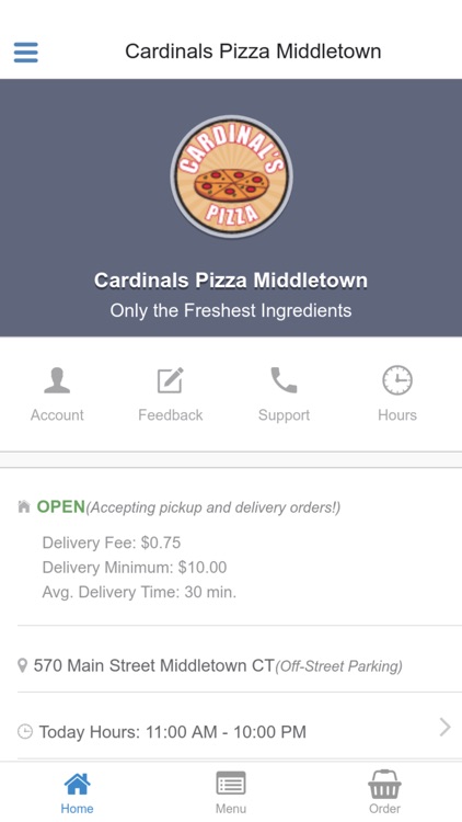 Cardinals Pizza Middletown