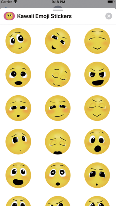 Kawaii Emoji stickers screenshot 2