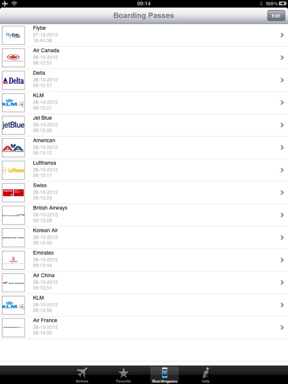 Airline Flight Check-In Americas for the iPad screenshot-4