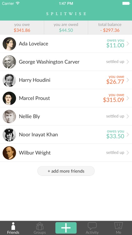 Splitwise screenshot-0