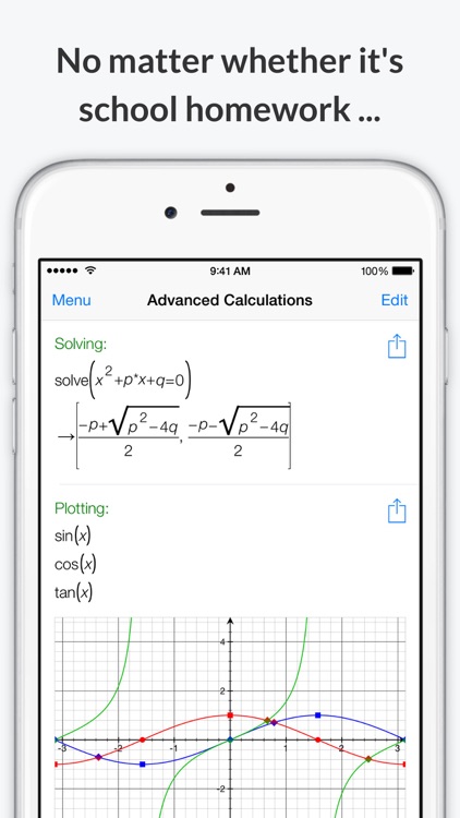 PocketCAS: Mathematics Toolkit