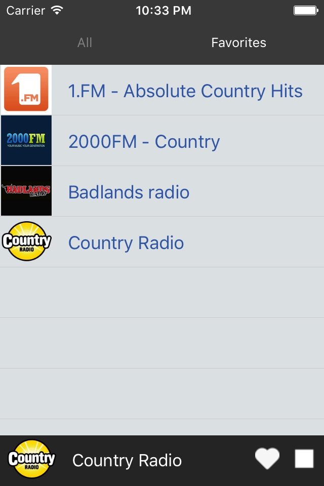 Radio Country screenshot 3