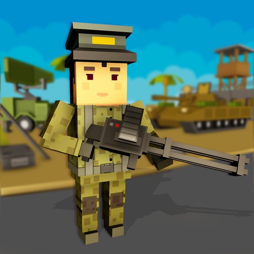 Blocky Army Modern War Strike Icon