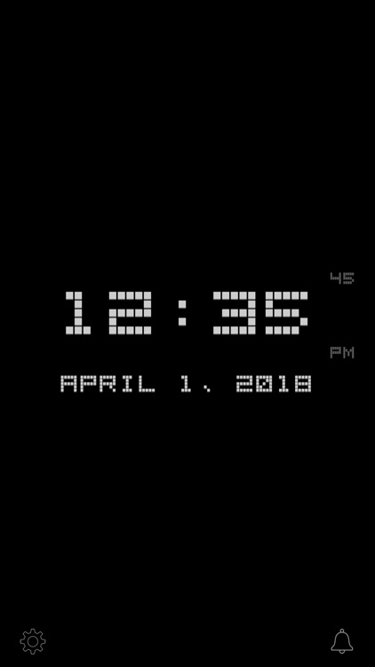 Titanium Digital Clock