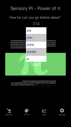 Sensory Pi - The Power of π