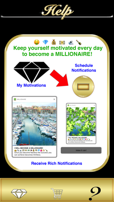 How to cancel & delete Become A Millionaire - Motivational Quotes from iphone & ipad 1