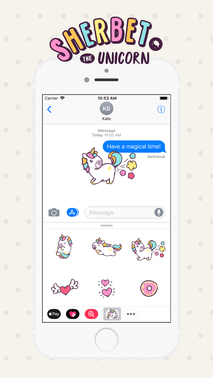 Sherbet the Unicorn Stickers