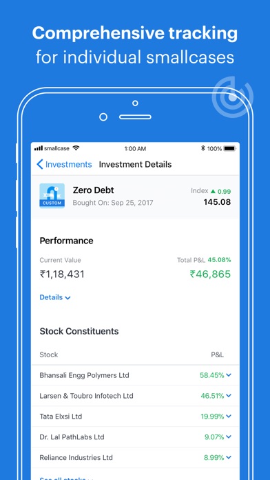 smallcase: Stock Investments screenshot 2