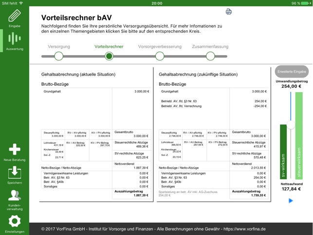 VorFina: bAV-Rechner(圖3)-速報App