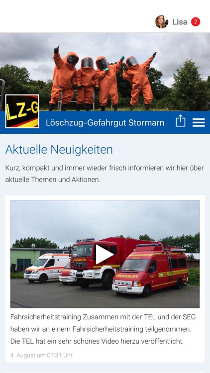 Löschzug-Gefahrgut Stormarn