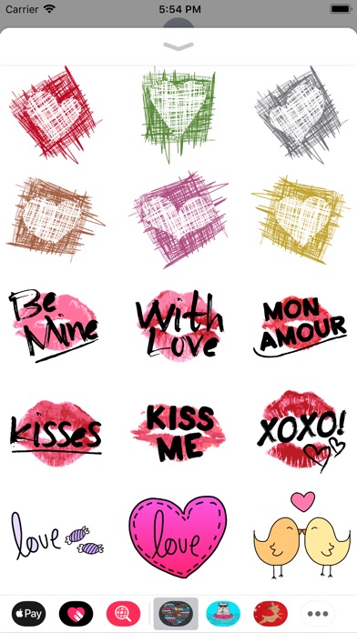 Love Stickers. screenshot 2