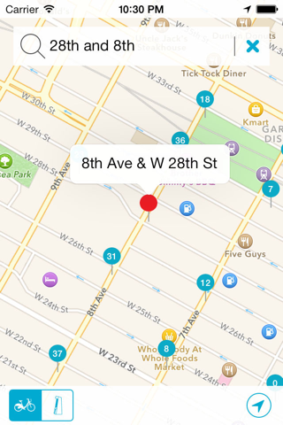 Bike NYC - CitiBike Map - náhled