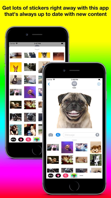 Animated Dog Stickers