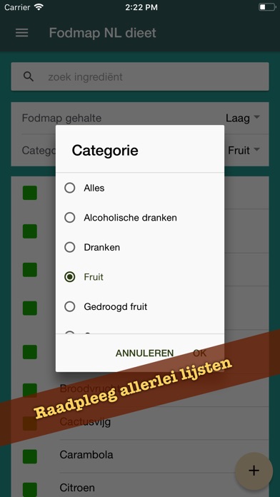 FodMap NL screenshot 3