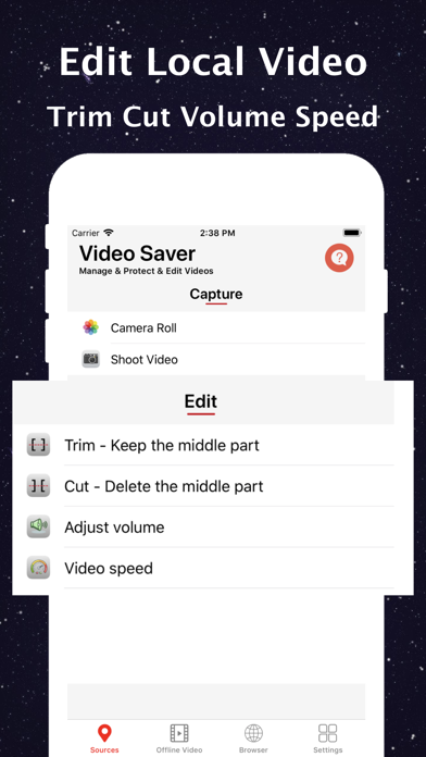 Video Saver - Edit Manager screenshot 2