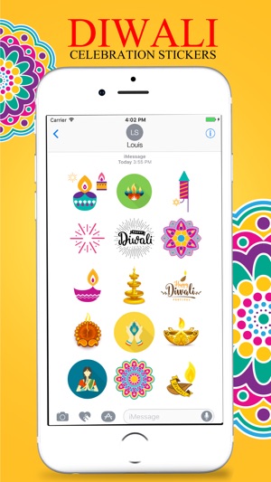 Diwali Stickers Pack For iMessage(圖2)-速報App