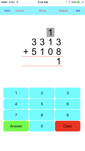 Addition - 1,2,3,4,5 digit additions(圖5)-速報App