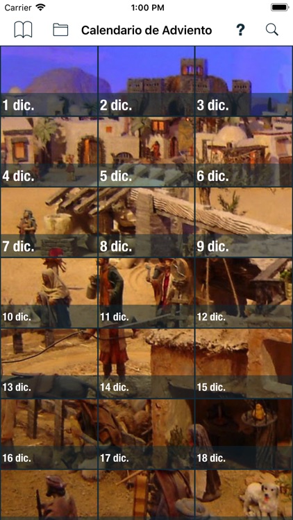 Calendario de Adviento Navidad