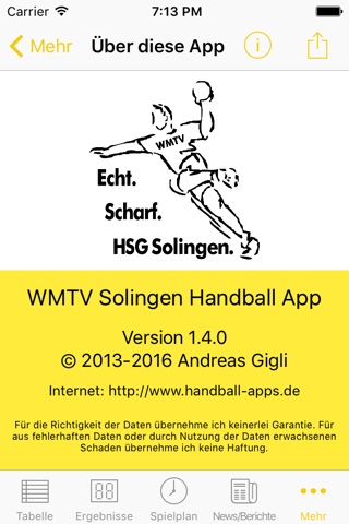 WMTV Solingen Handball screenshot 4