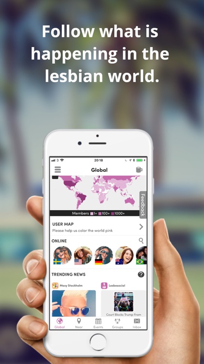 LesBeSocial: Lesbian queer app
