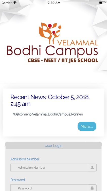 Velammal Bodhi Campus Ponneri