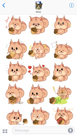 Kwipi Squirrel Love Acorn(圖3)-速報App