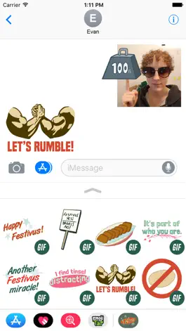 Game screenshot Seinfeld Festivus Stickers apk