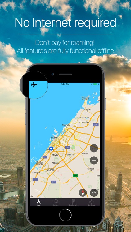 Dubai, UAE Offline Navigation