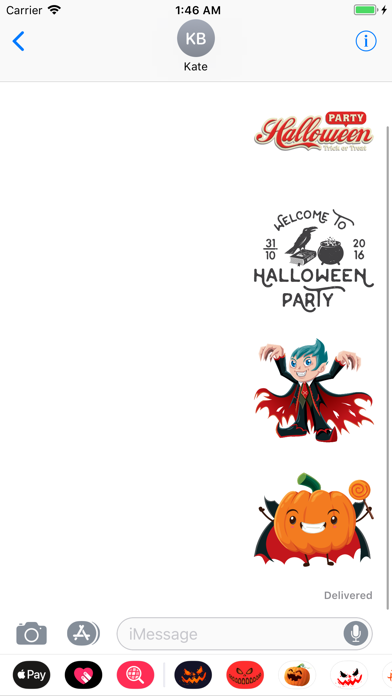 Happy Halloween Spell Sticker screenshot 3