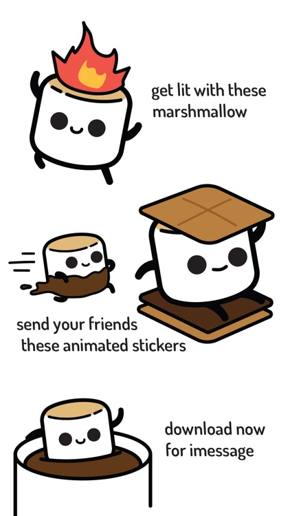 Mellow Marshmallow Stickers