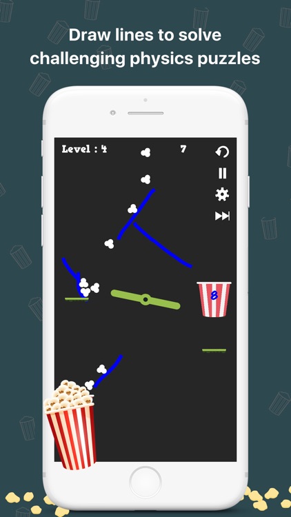 Popcorn fill: A physics puzzle screenshot-3