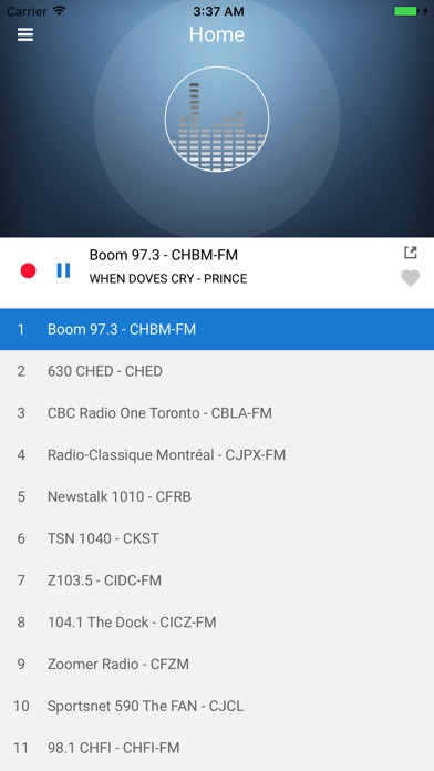 Canada Radio Station FM screenshot 2