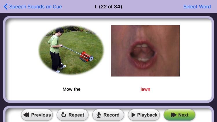Speech Sounds on Cue (US English)