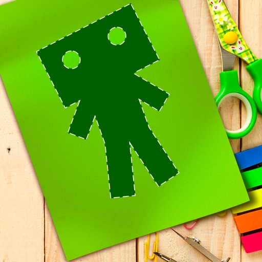 Paper Cut Craft Icon