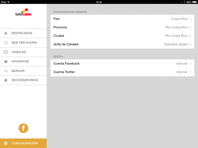 Guía Telecable for iPad(圖5)-速報App