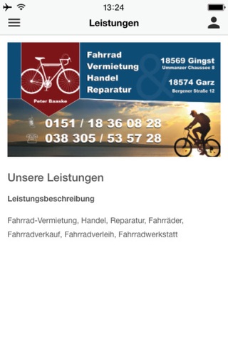 Fahrrad-Vermietung P. Baaske screenshot 3
