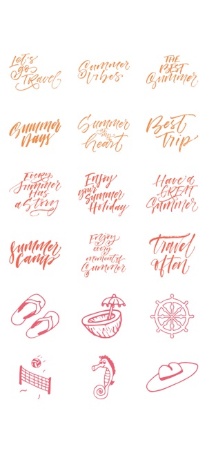 Summer Lovin' Stickers(圖4)-速報App