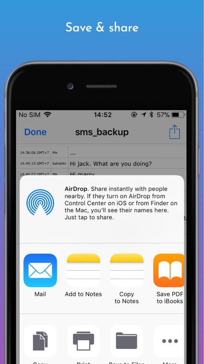 Text Message Export & Backup screenshot-3