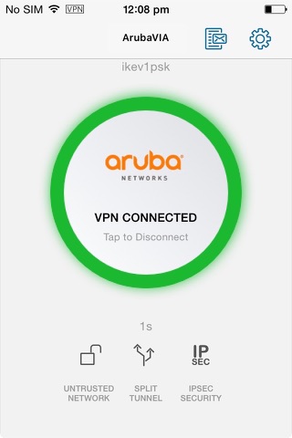 Aruba Networks VIA screenshot 4