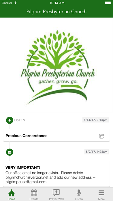 Pilgrim Presbyterian Church screenshot 2
